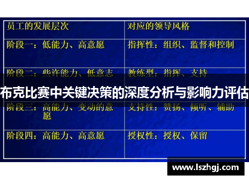 布克比赛中关键决策的深度分析与影响力评估